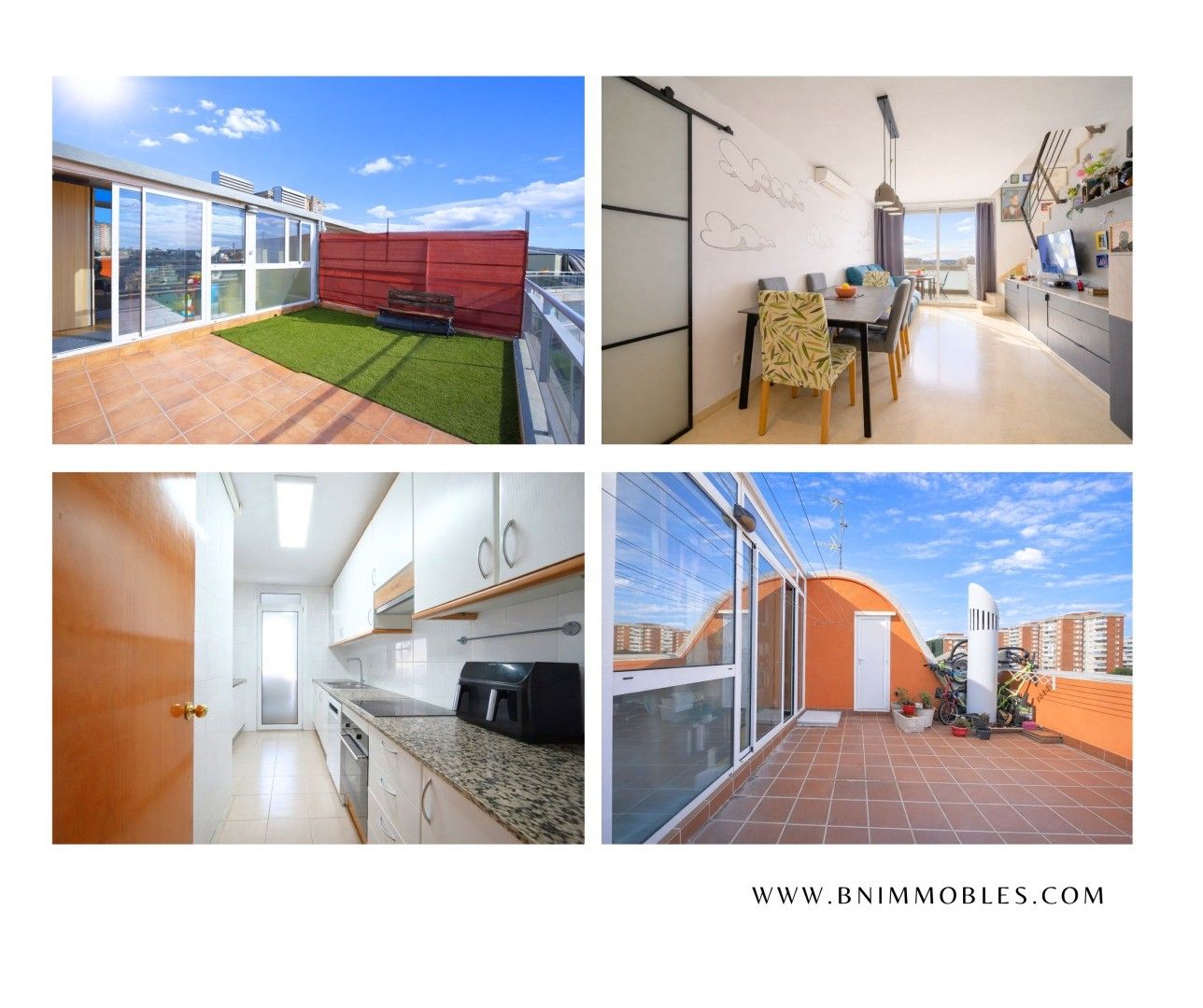 Vista exterior de Dúplex en venda en Terrassa amb Calefacció i Terrassa