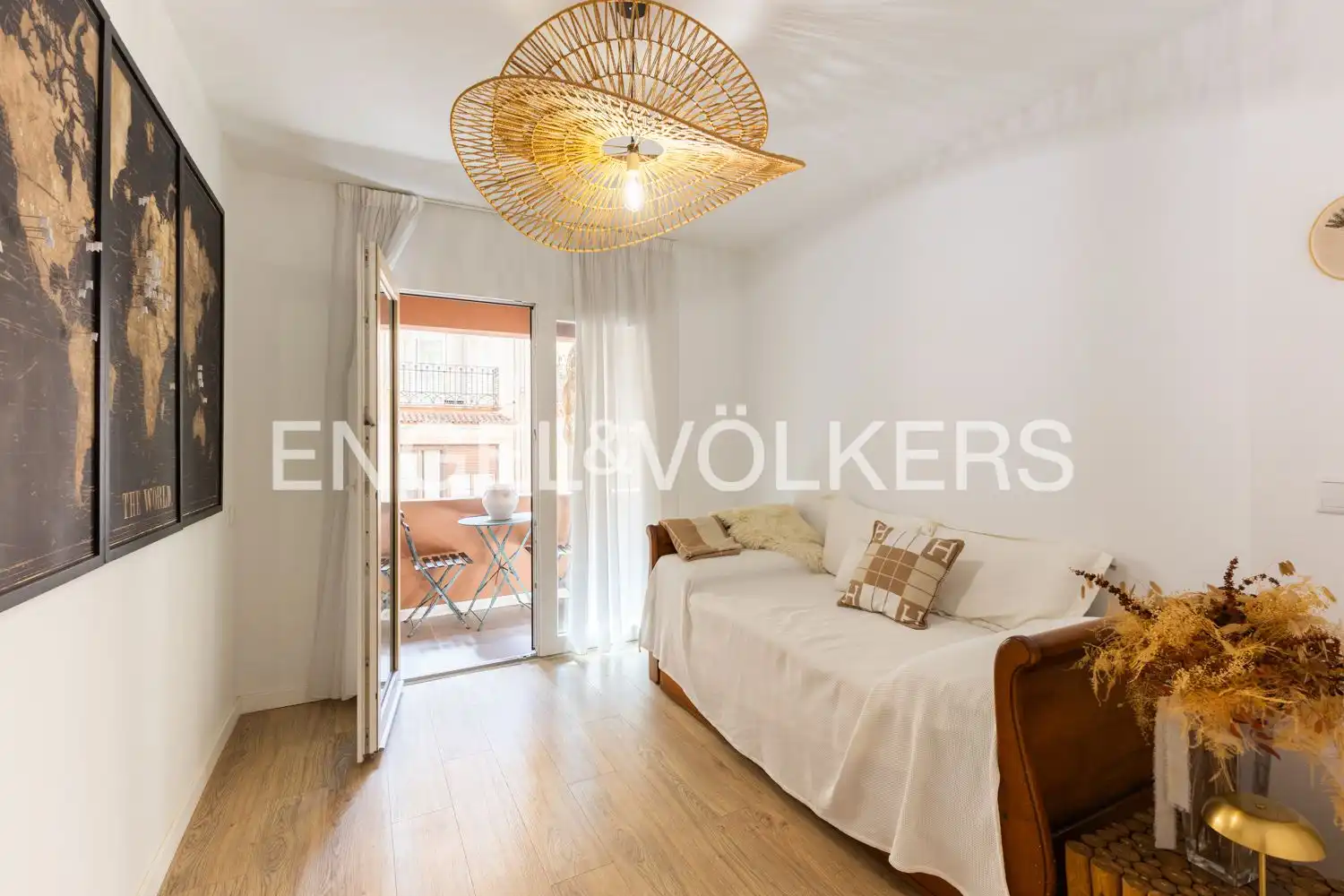 Terraza de Piso de alquiler en Castellón de la Plana / Castelló de la Plana con Aire acondicionado, Calefacción y Parquet