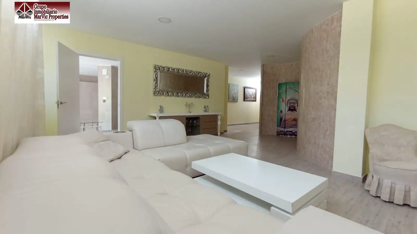 Sala de estar de Casa o chalet en venta en Altea con Aire acondicionado, Jardín privado y Terraza