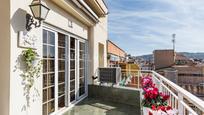 Balcony of Attic for sale in  Barcelona Capital  with Air Conditioner, Heating and Terrace