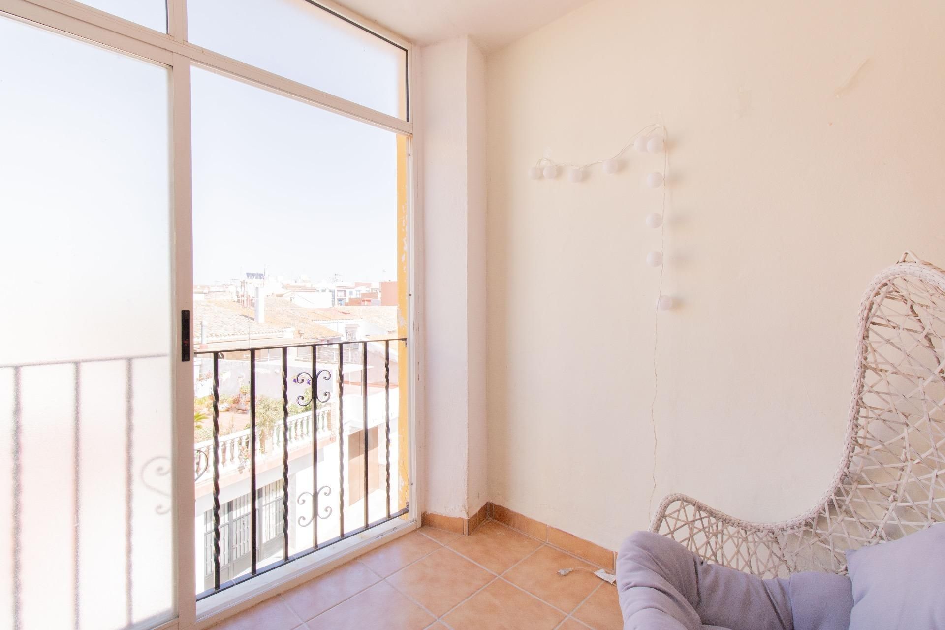 Bedroom of Flat for sale in Chilches / Xilxes  with Terrace and Balcony
