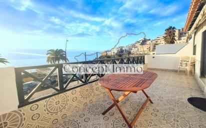 Terrace of Flat for sale in Santiago del Teide  with Terrace, Storage room and Alarm