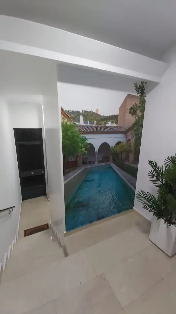 Schwimmbecken von Wohnung zur Miete in Jaén mit Klimaanlage, Terrasse und Möbliert