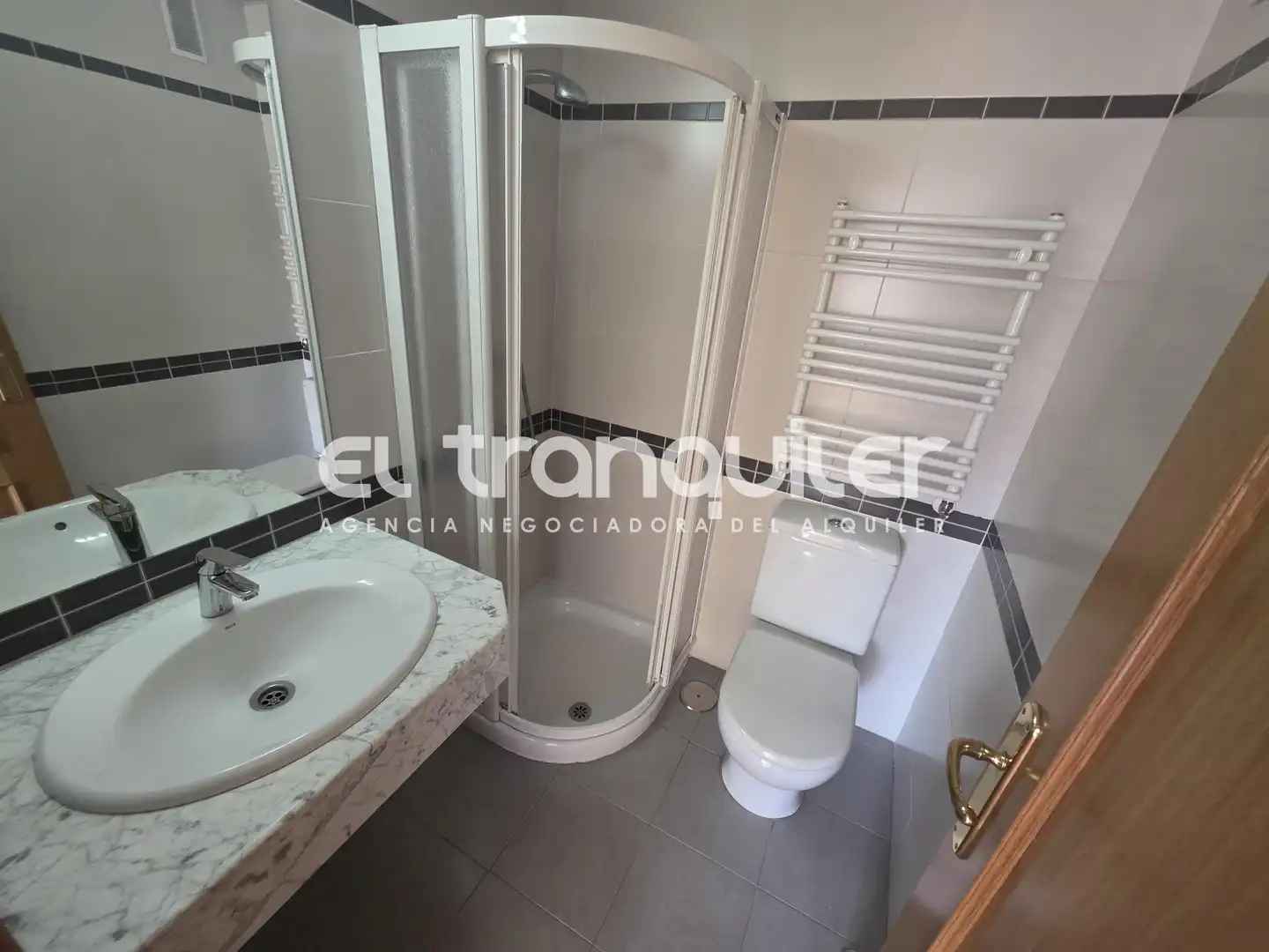 Bathroom of Flat for rent in Madrid  with Air Conditioner, Parquet flooring and Swimming Pool