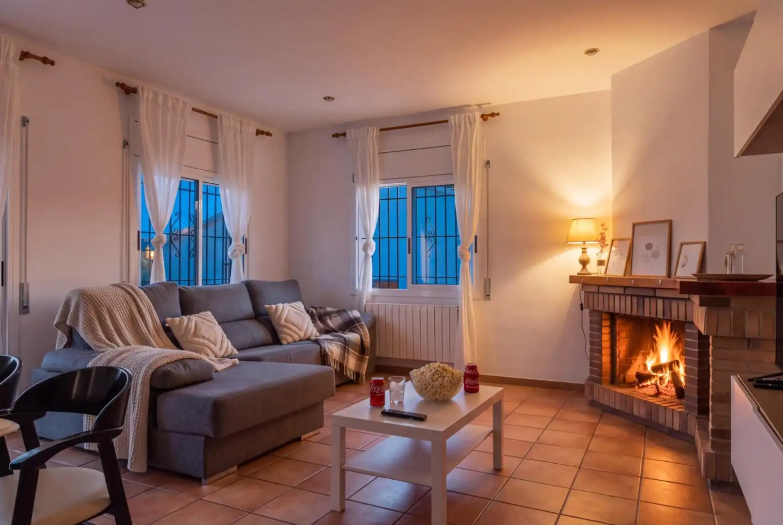 Sala de estar de Casa o chalet en venta en Vidreres con Aire acondicionado, Calefacción y Jardín privado