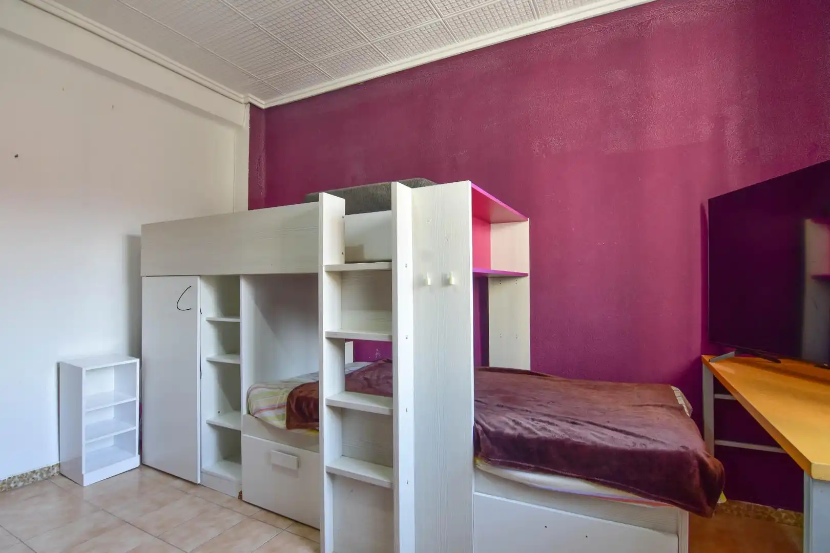 Schlafzimmer von Wohnung zum Verkauf in Albal mit Klimaanlage, Heizung und Balkon