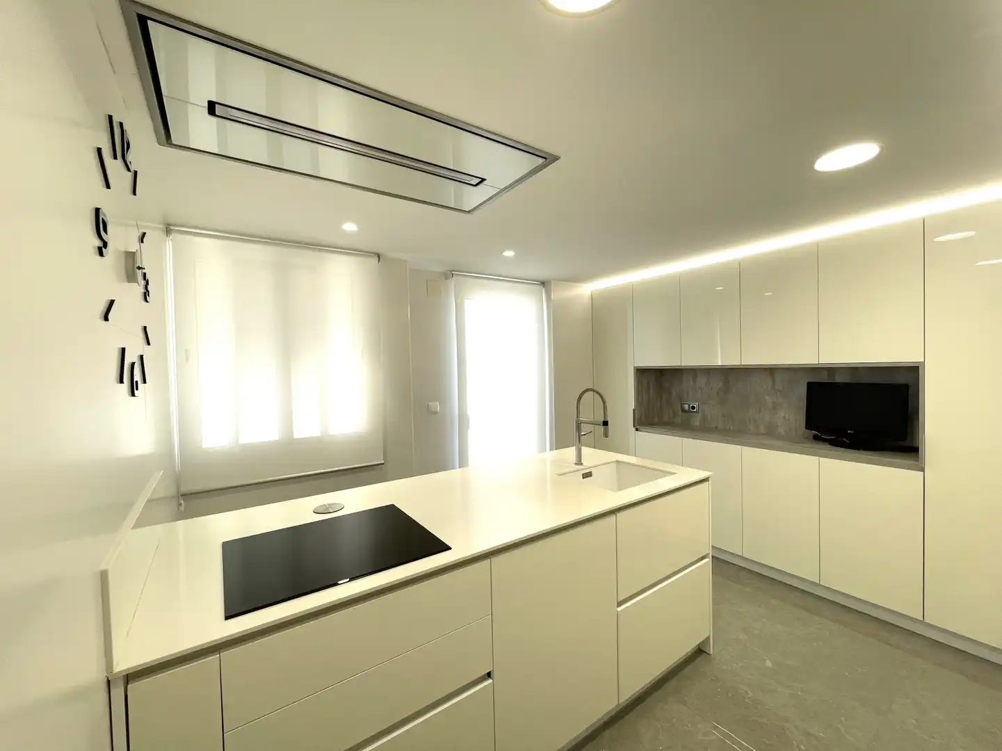 Cocina de Piso de alquiler en Beniparrell con Aire acondicionado, Parquet y Terraza
