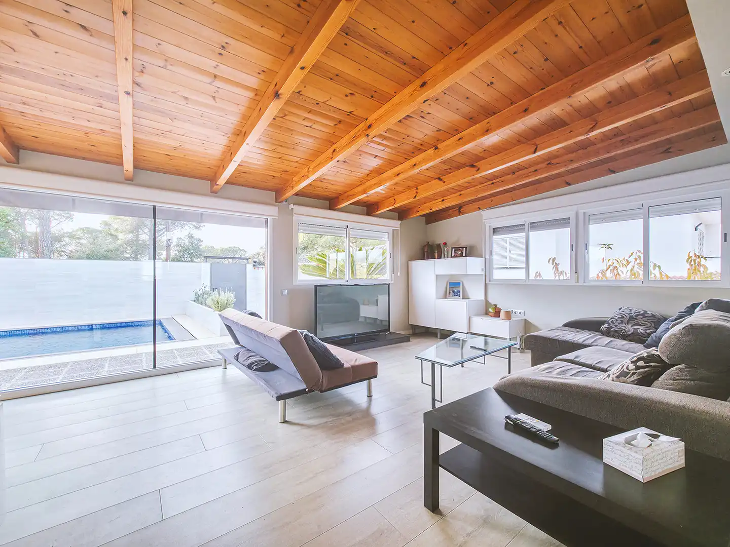 Sala de estar de Casa o chalet en venta en Sant Pol de Mar con Calefacción, Jardín privado y Terraza