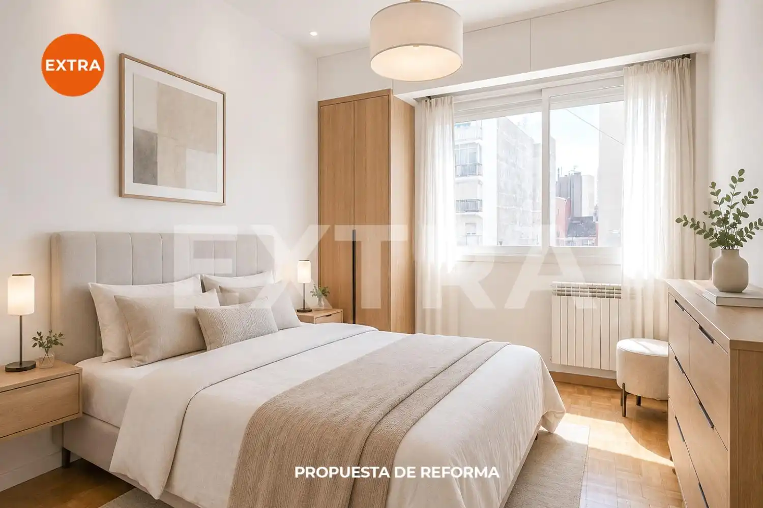 Habitación de Piso en venta en Madrid con Calefacción, Parquet y Terraza