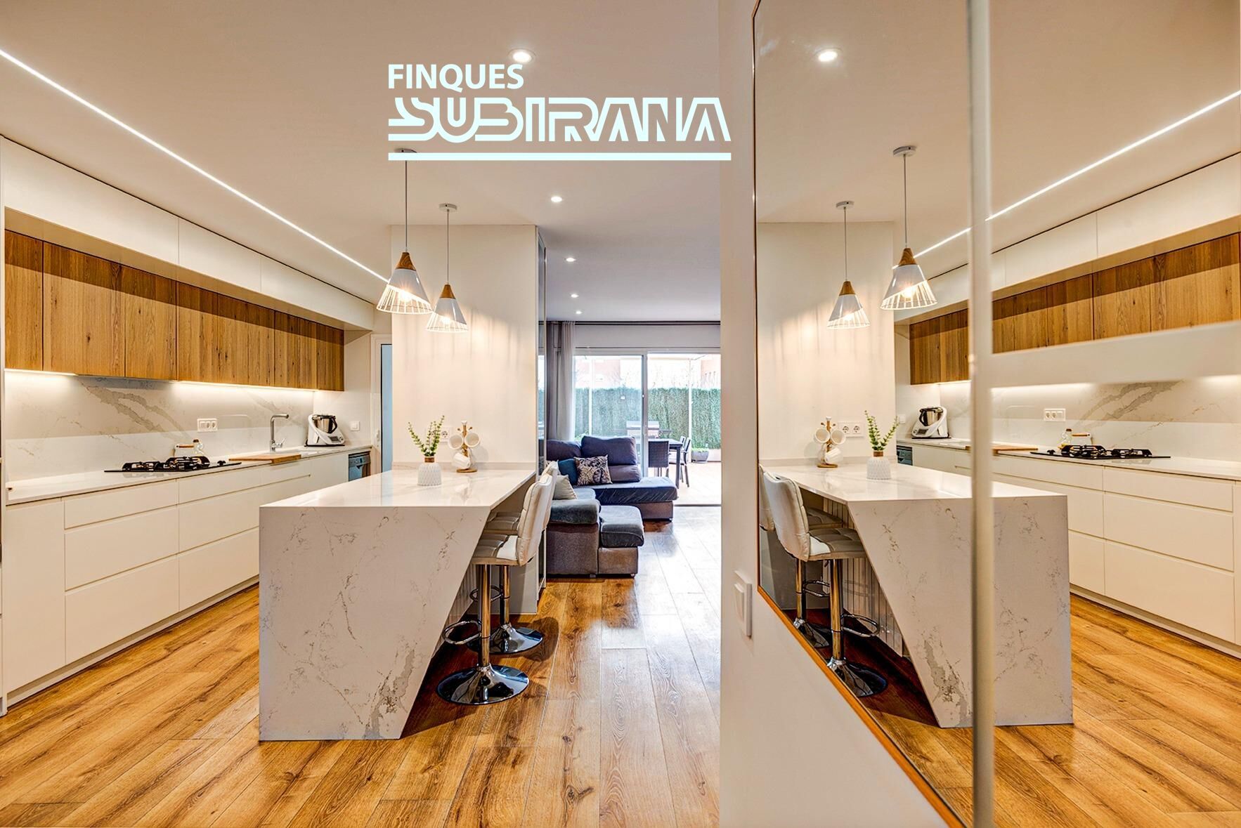 Kitchen of Flat for sale in Igualada  with Heating, Private garden and Parquet flooring