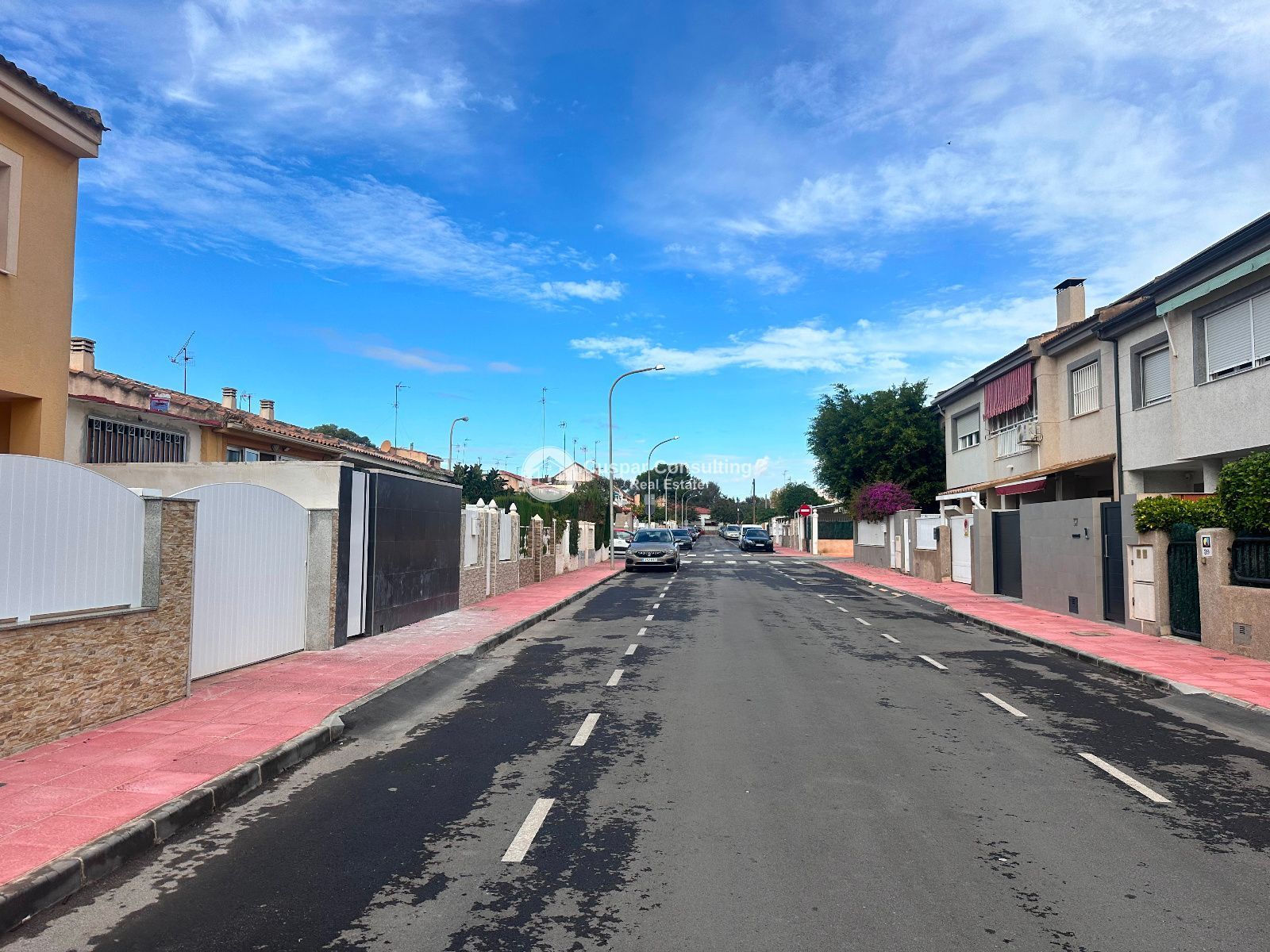 Exterior view of Single-family semi-detached for sale in San Javier  with Air Conditioner, Heating and Terrace