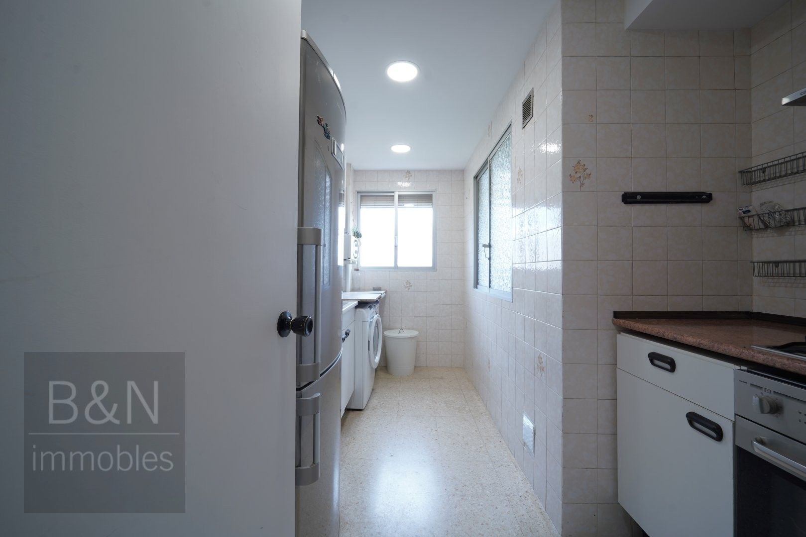 Kitchen of Flat for sale in Terrassa  with Heating