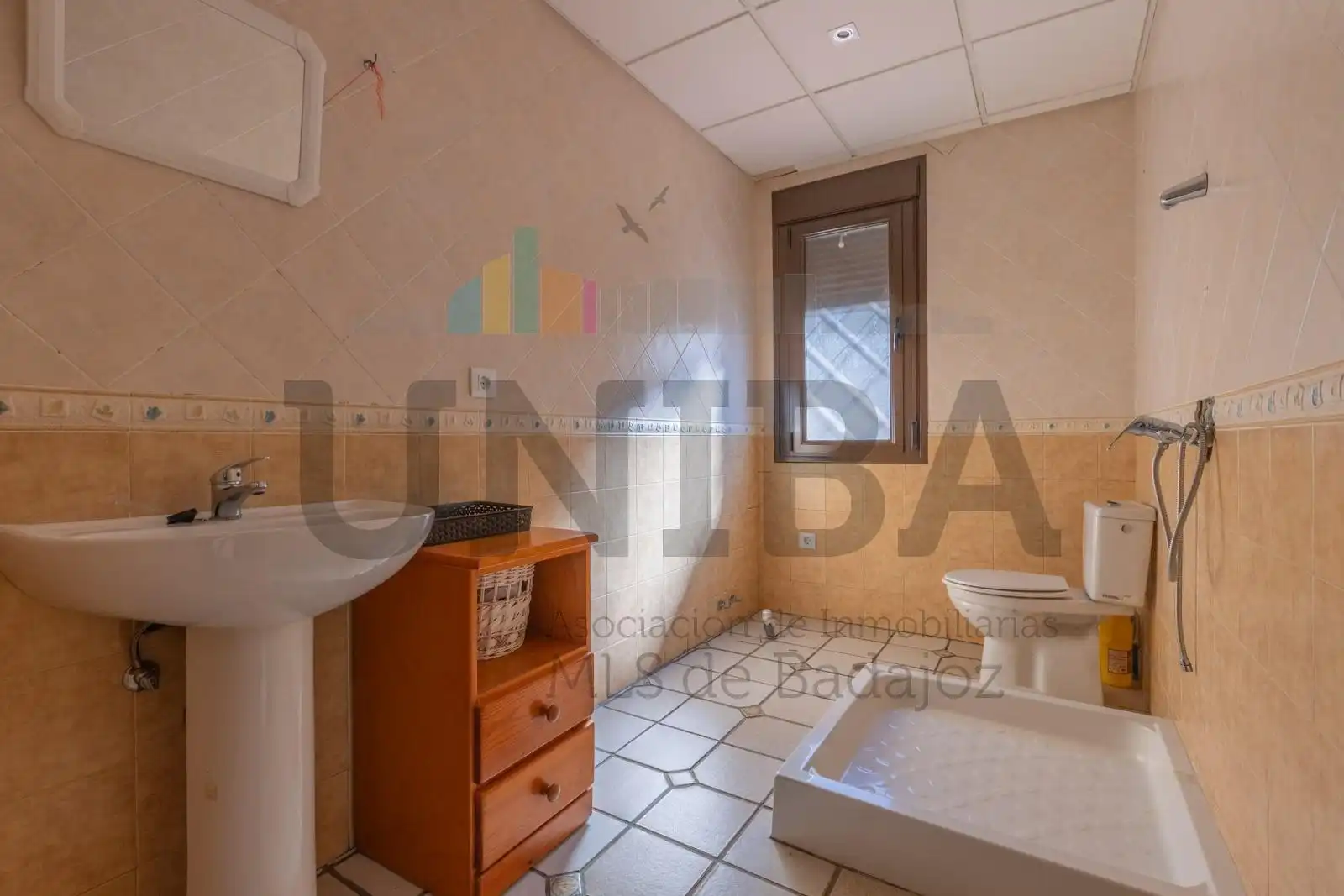 Bany de Casa o xalet en venda en Badajoz amb Aire condicionat, Jardí privat i Piscina