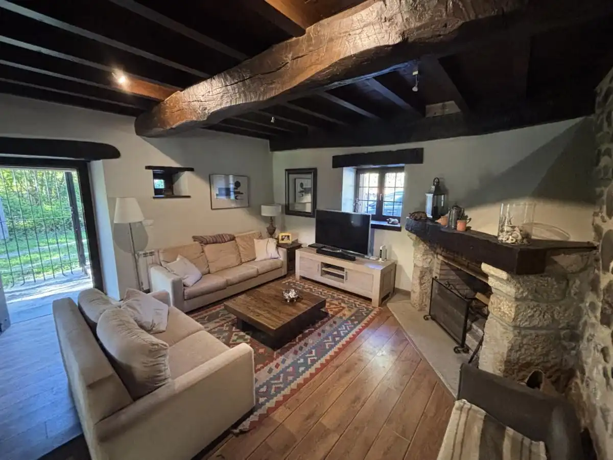 Sala de estar de Casa o chalet en venta en Cabrales, Asturias