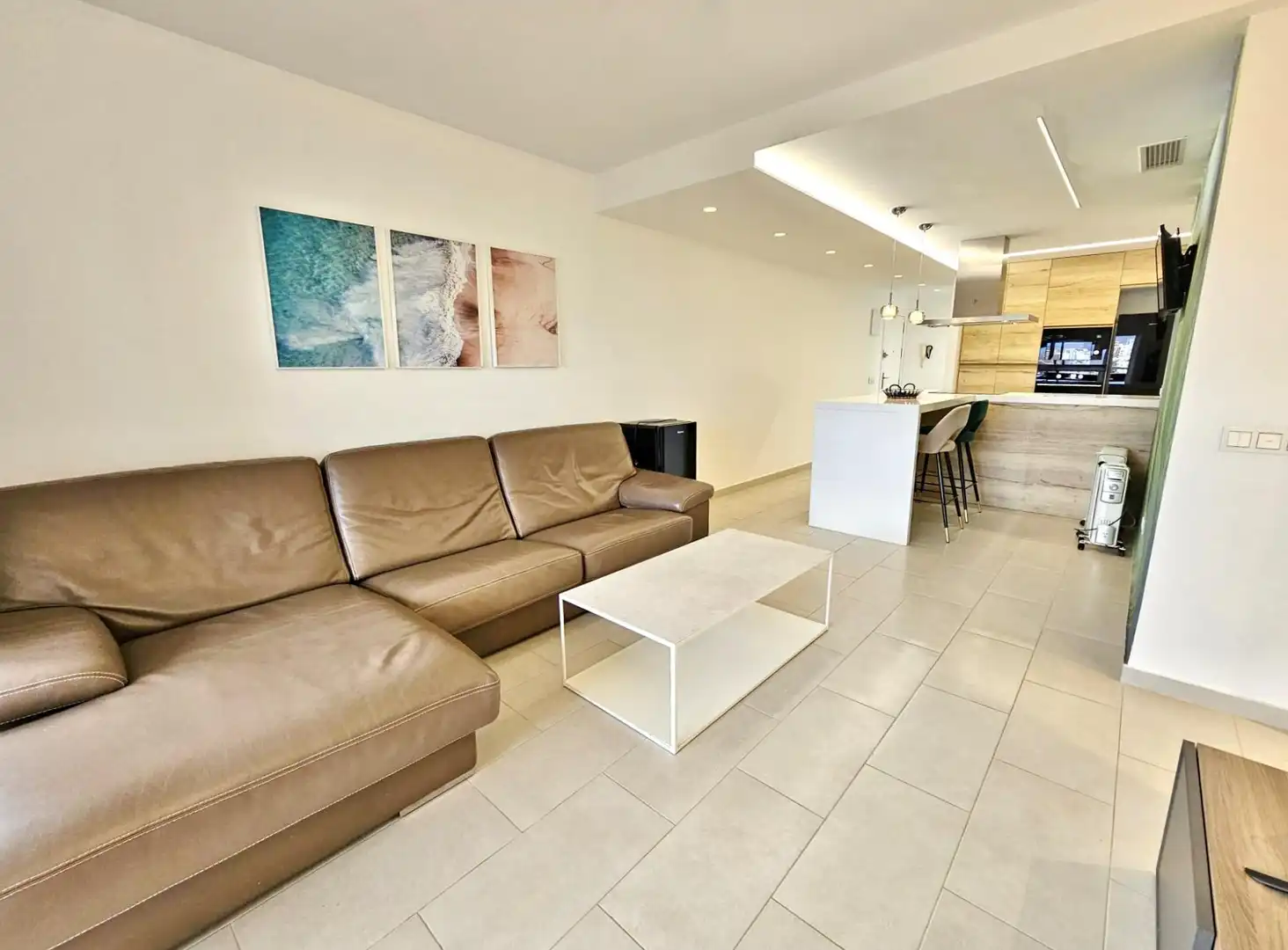 Living room of Flat for sale in El Campello  with Air Conditioner, Terrace and Storage room