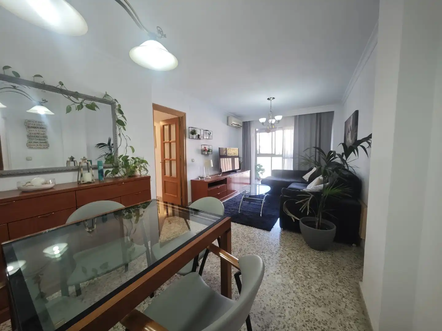 Sala de estar de Piso en venta en Málaga con Terraza