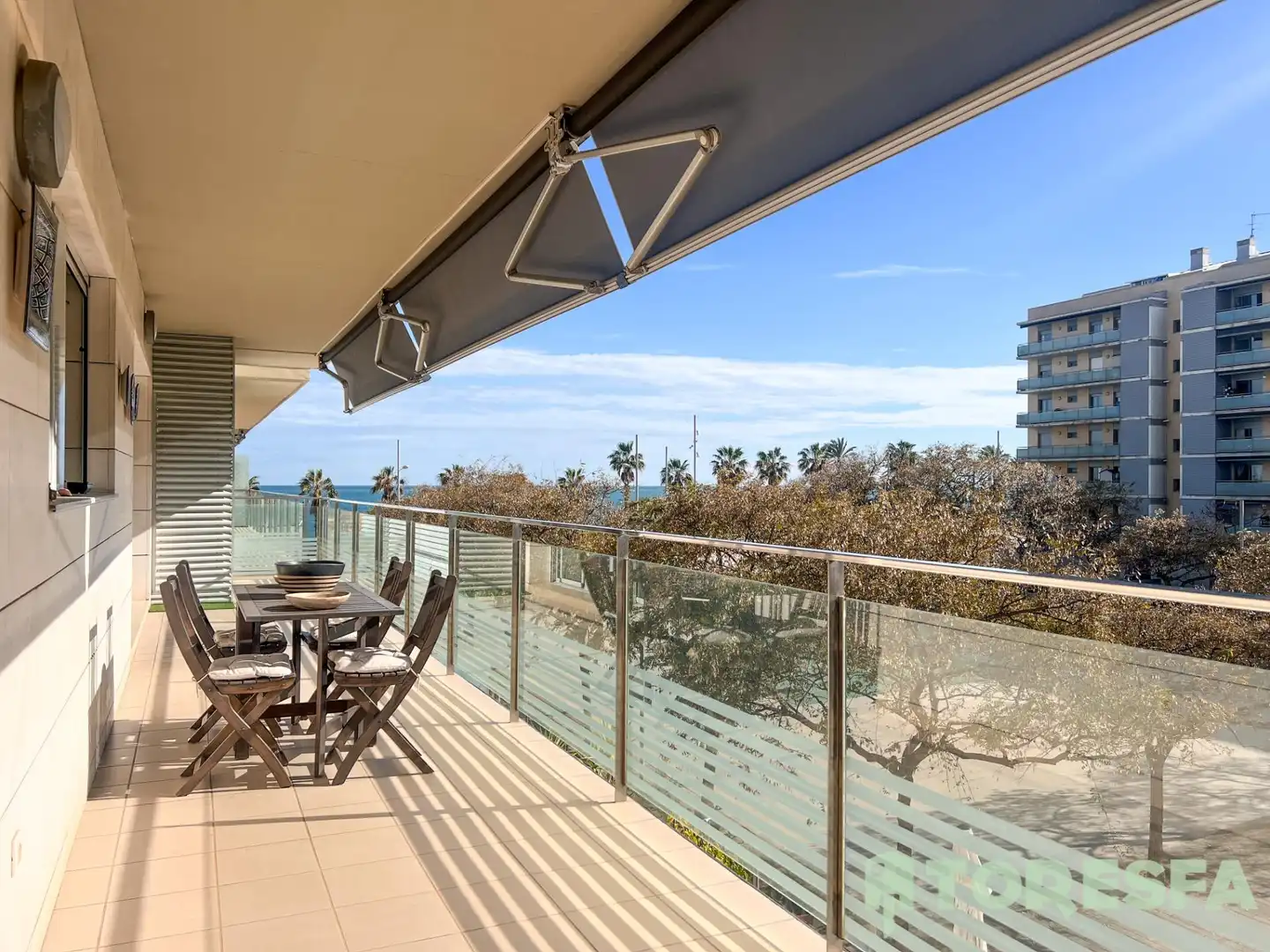 Terraza de Piso en venta en Badalona con Piscina comunitaria