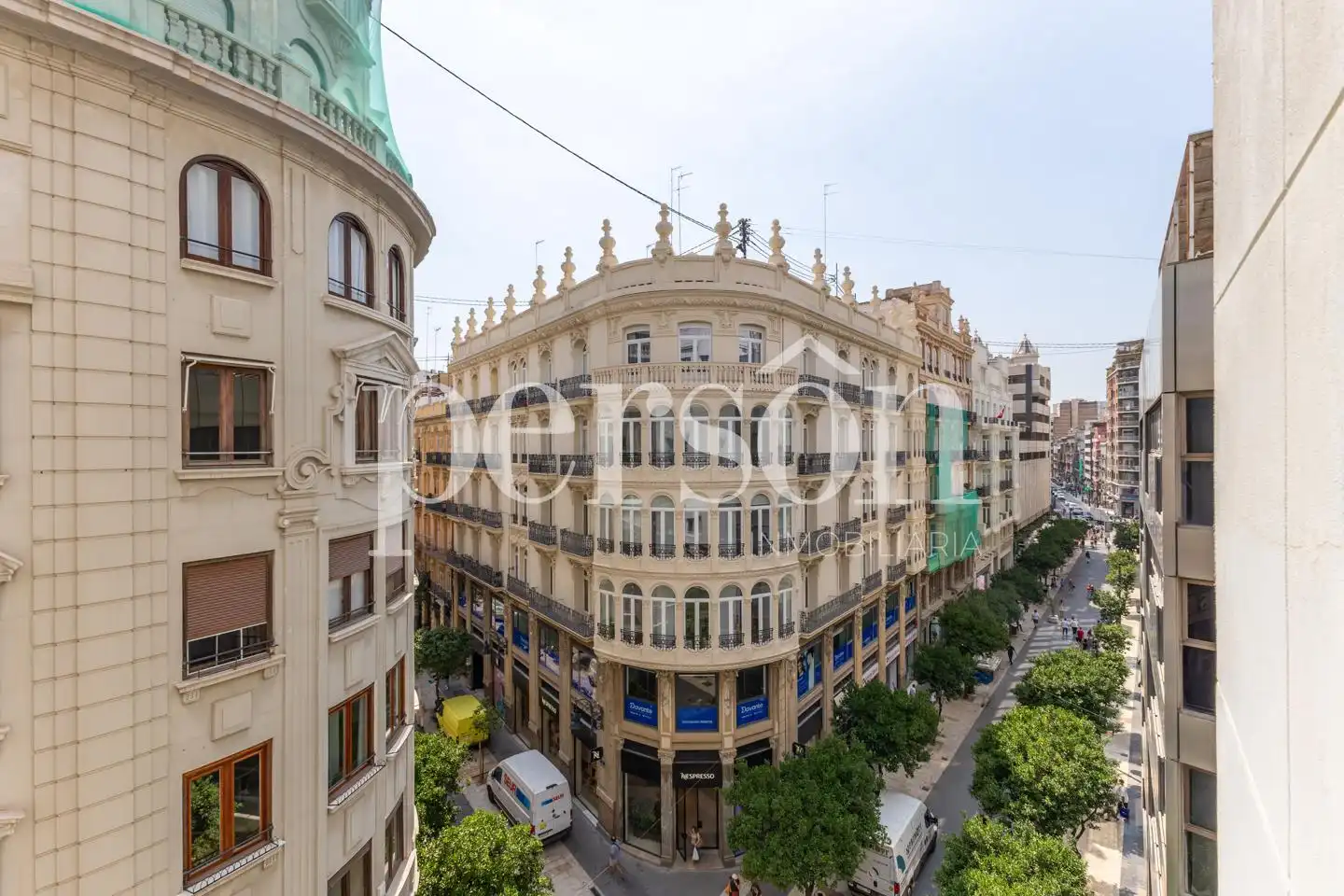 Vista exterior de Pis de lloguer en Valencia amb Aire condicionat i Moblat