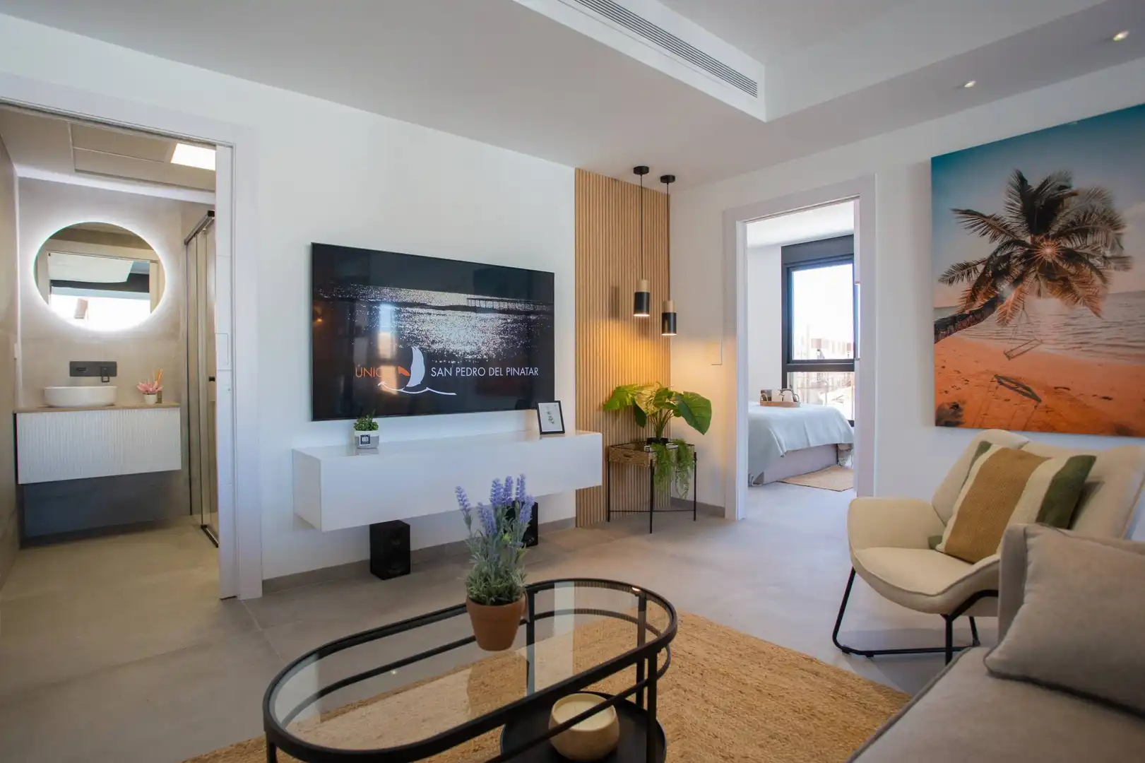 Sala de estar de Apartamento en venta en San Pedro del Pinatar con Aire acondicionado, Terraza y Balcón