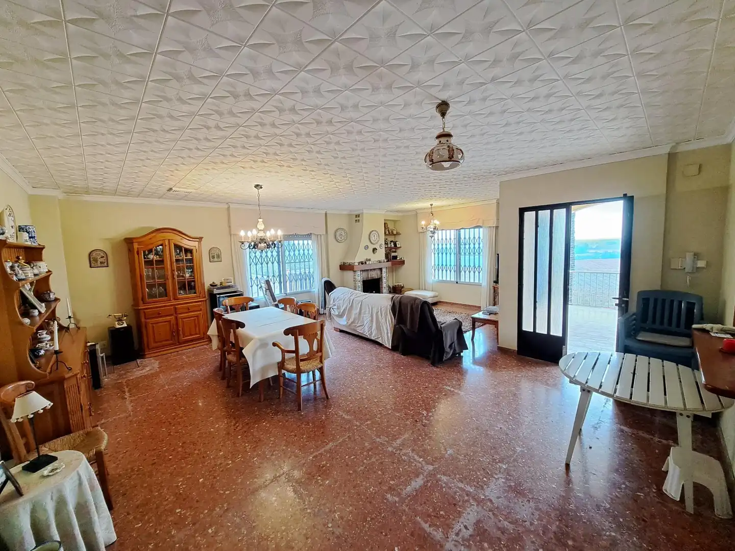 Comedor de Casa o chalet en venta en Alzira con Aire acondicionado, Jardín privado y Terraza