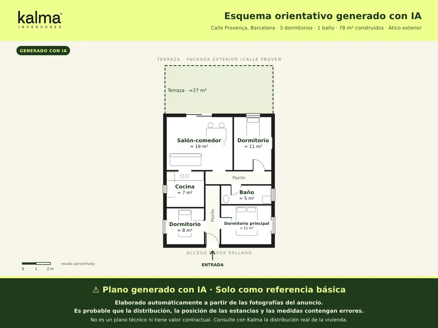 Attique avec ascenseur à vendre à Eixample, imagen 2