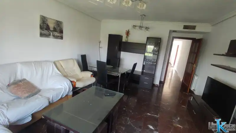 Sala d'estar de Pis en venda en Linares amb Aire condicionat, Moblat i Balcó