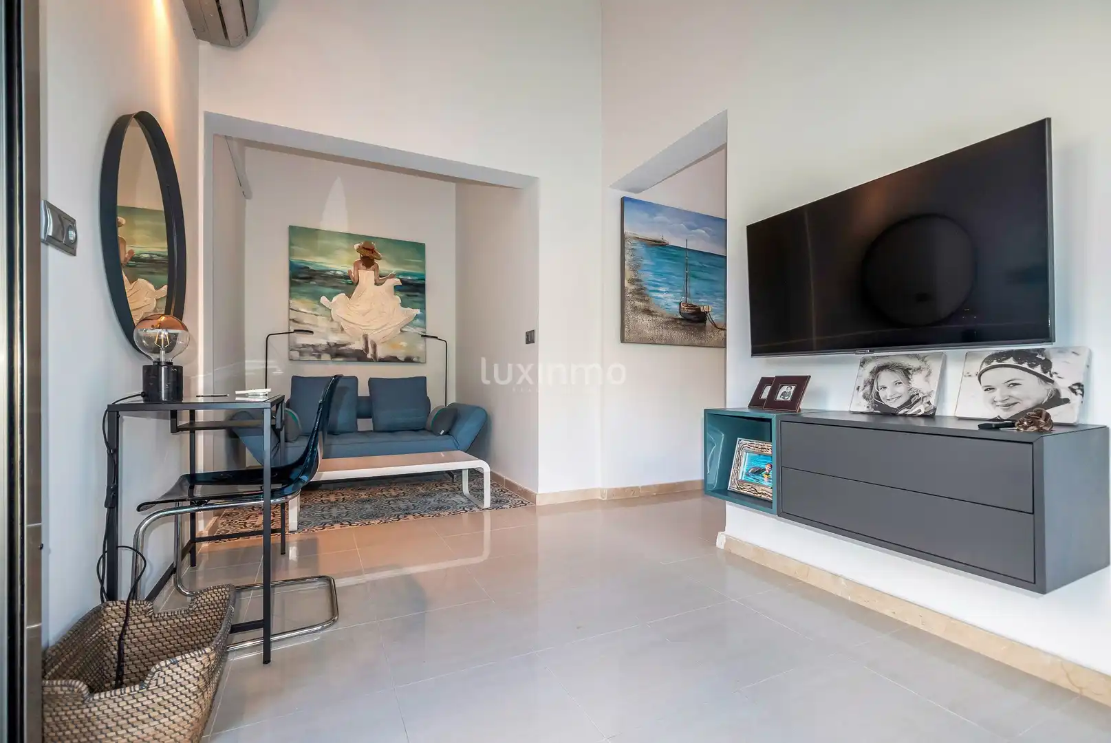 Sala de estar de Casa o chalet en venta en Altea con Aire acondicionado, Calefacción y Terraza