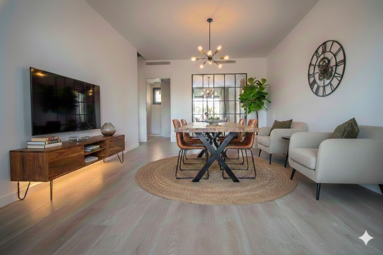 Living room of Single-family semi-detached for sale in Torredembarra  with Air Conditioner, Heating and Private garden