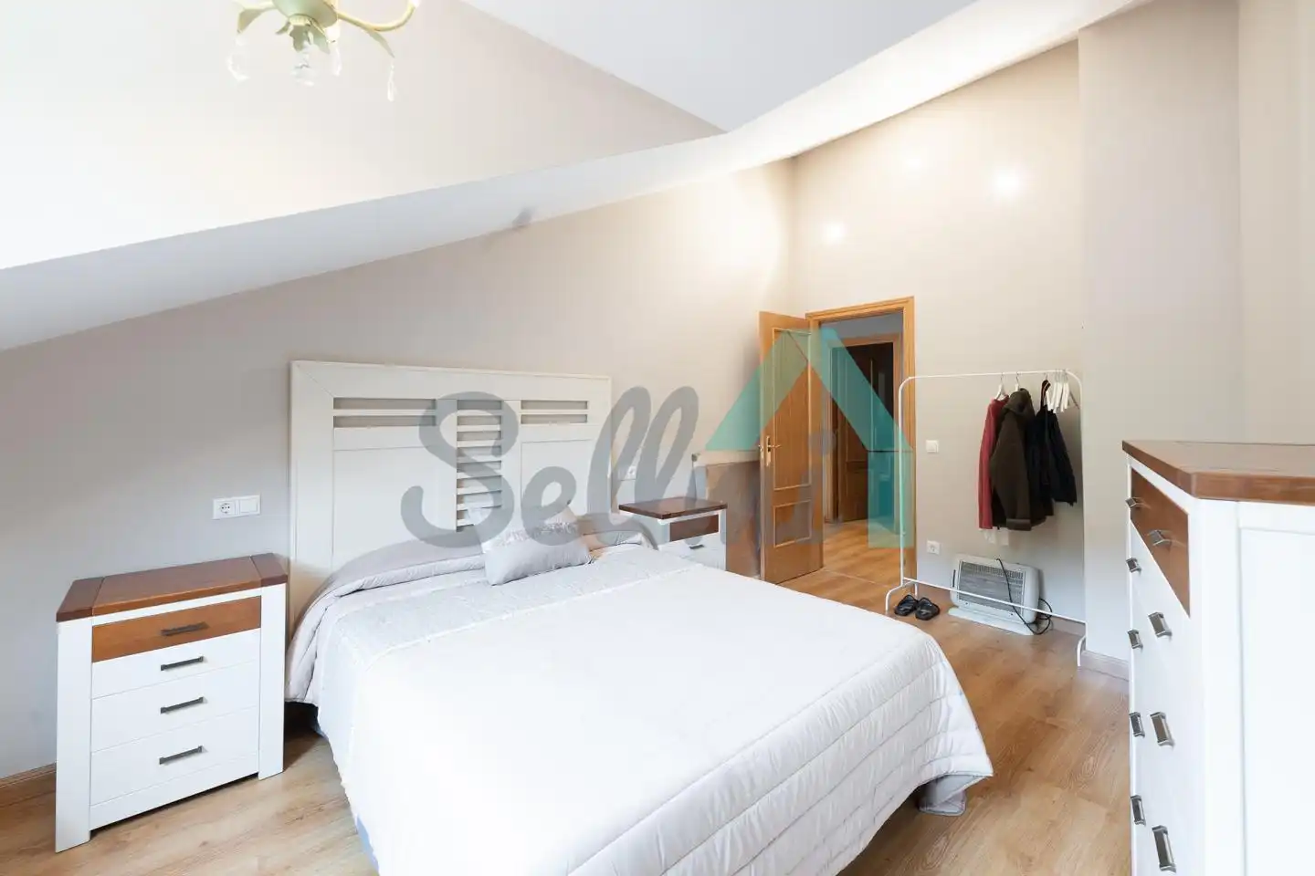 Bedroom of Flat for sale in Aller  with Heating and Storage room
