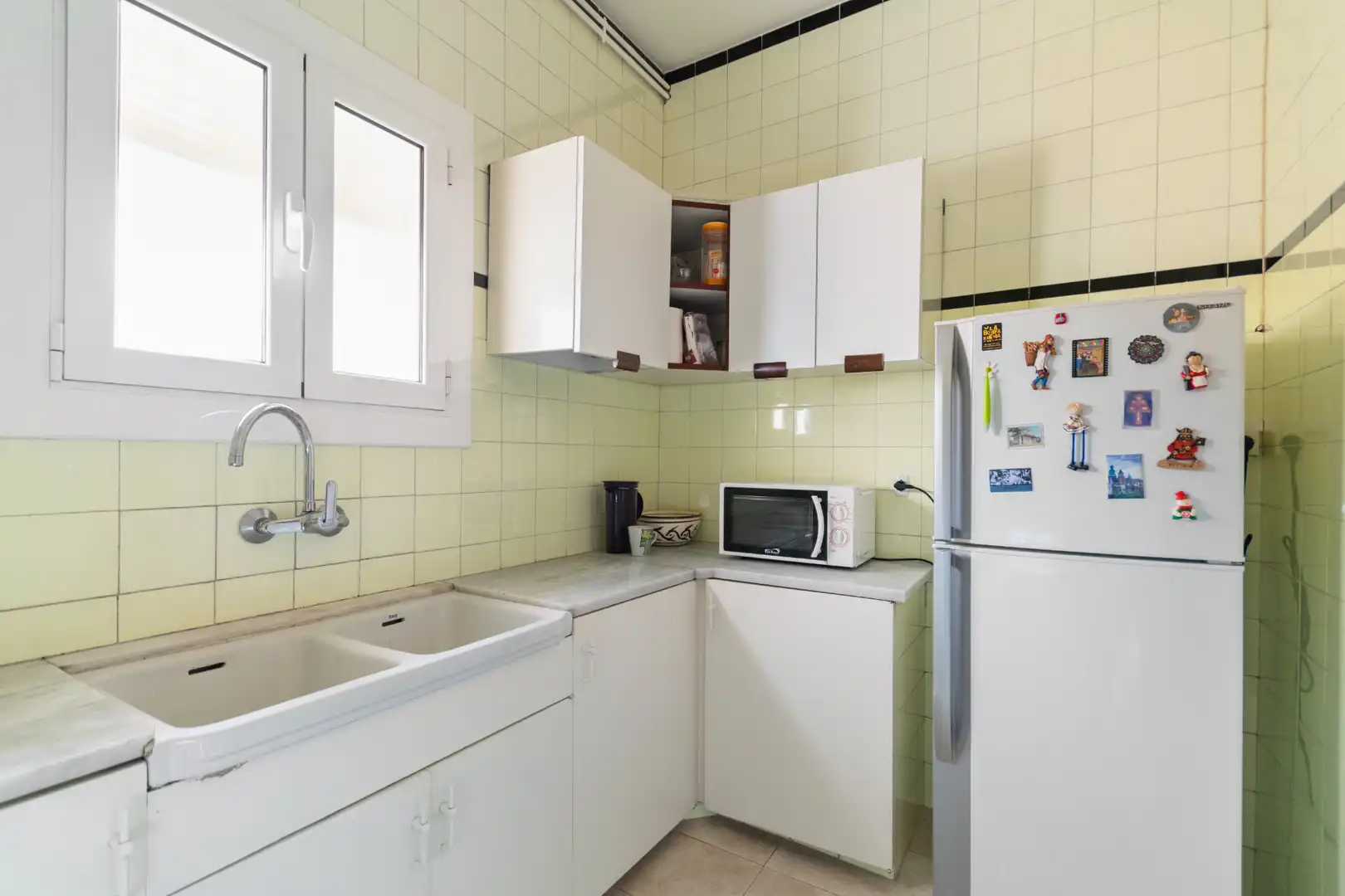 Kitchen of Flat for sale in Barcelona  with Heating, Terrace and Balcony