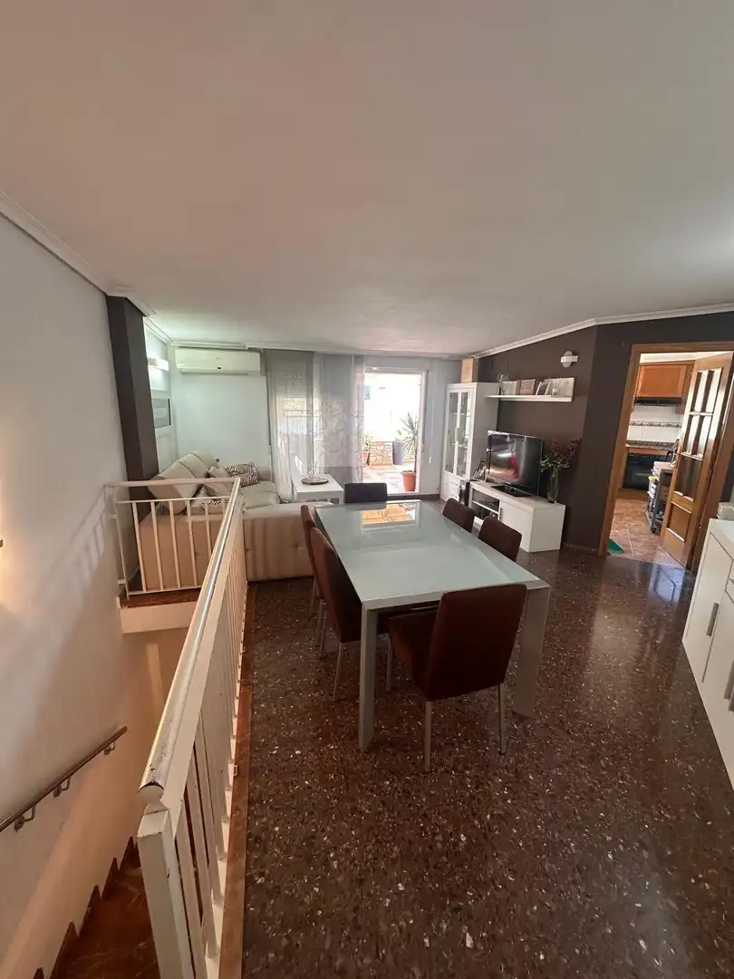 Sala d'estar de Àtic en venda en Aldaia amb Calefacció, Terrassa i Traster