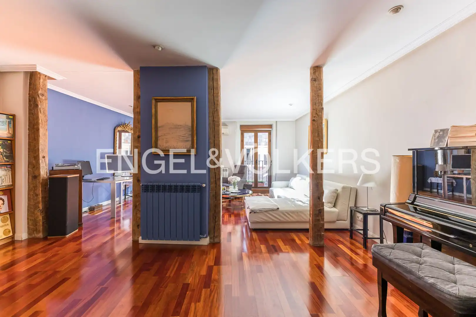 Sala de estar de Piso en venta en Madrid con Aire acondicionado, Calefacción y Parquet