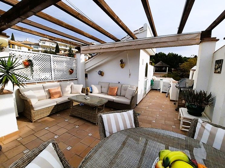 Terrace of Duplex for sale in Mijas  with Air Conditioner, Terrace and Furnished