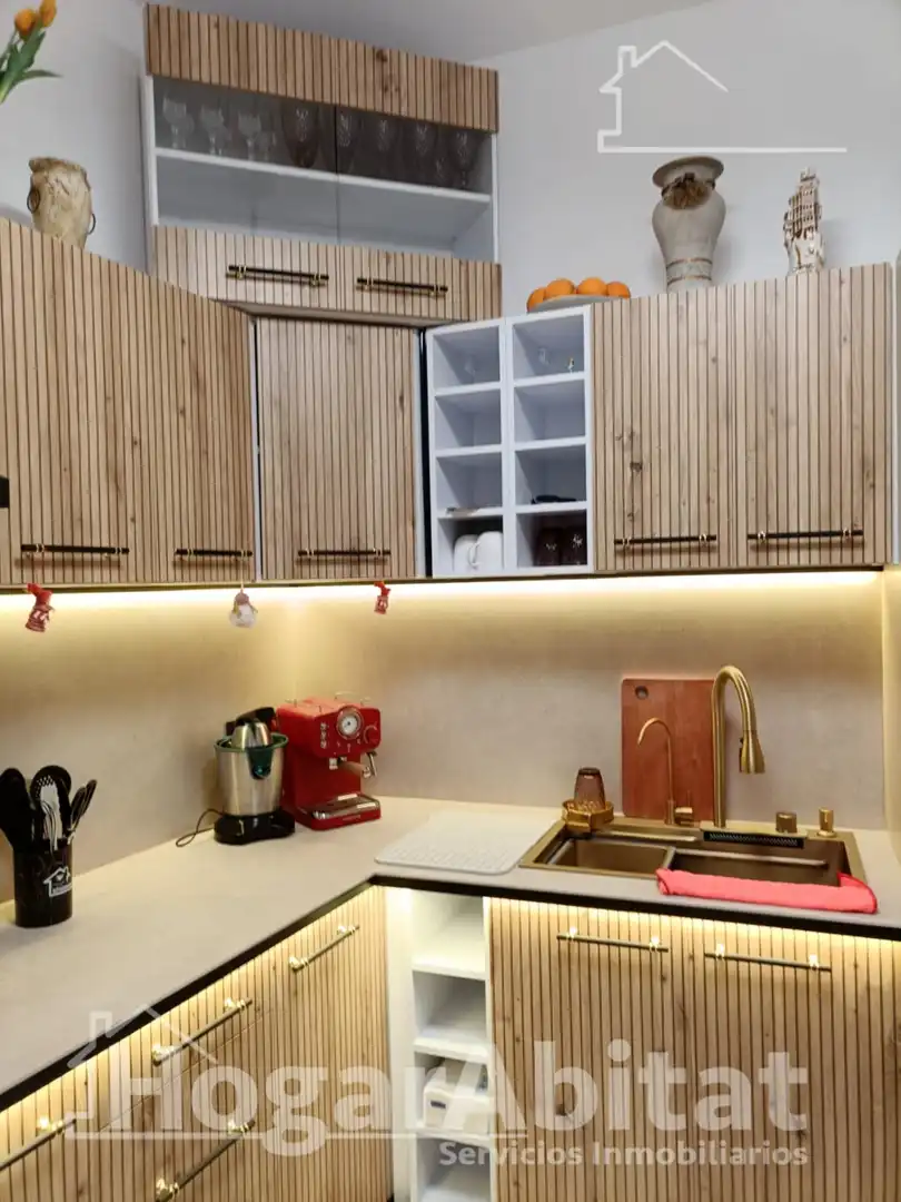 Cocina de Casa o chalet en venta en Beniarjó con Aire acondicionado y Terraza
