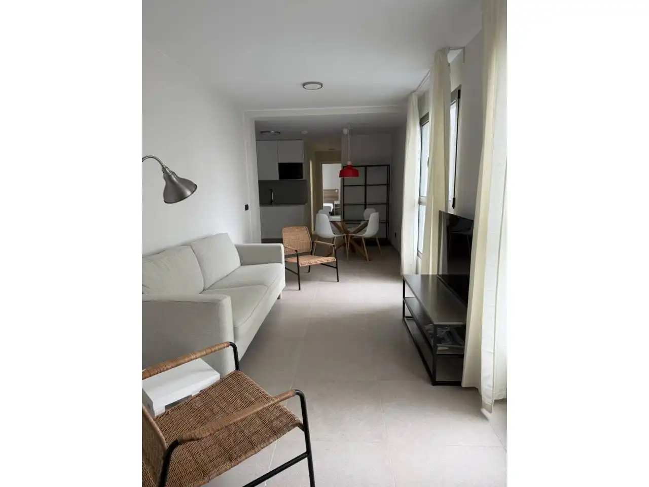 Sala de estar de Piso de alquiler en Las Palmas de Gran Canaria con Trastero, Amueblado y Alarma