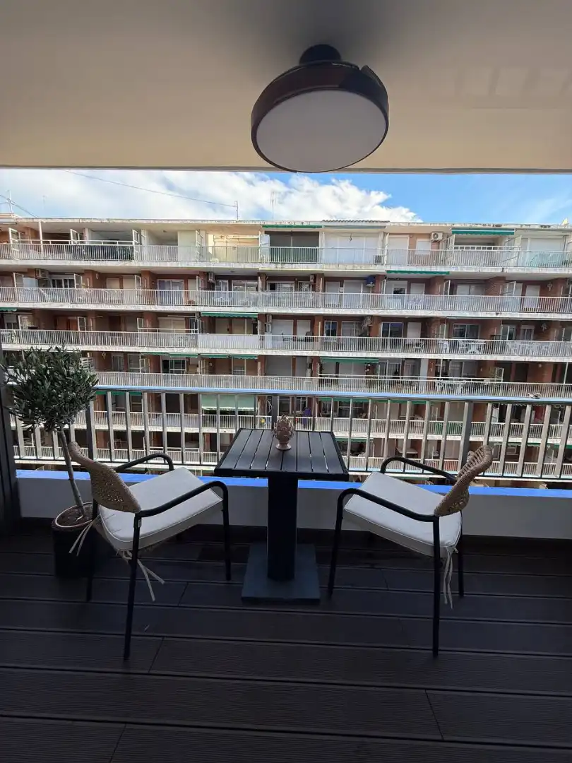 Balcony of Flat for sale in Cullera  with Air Conditioner, Furnished and Oven