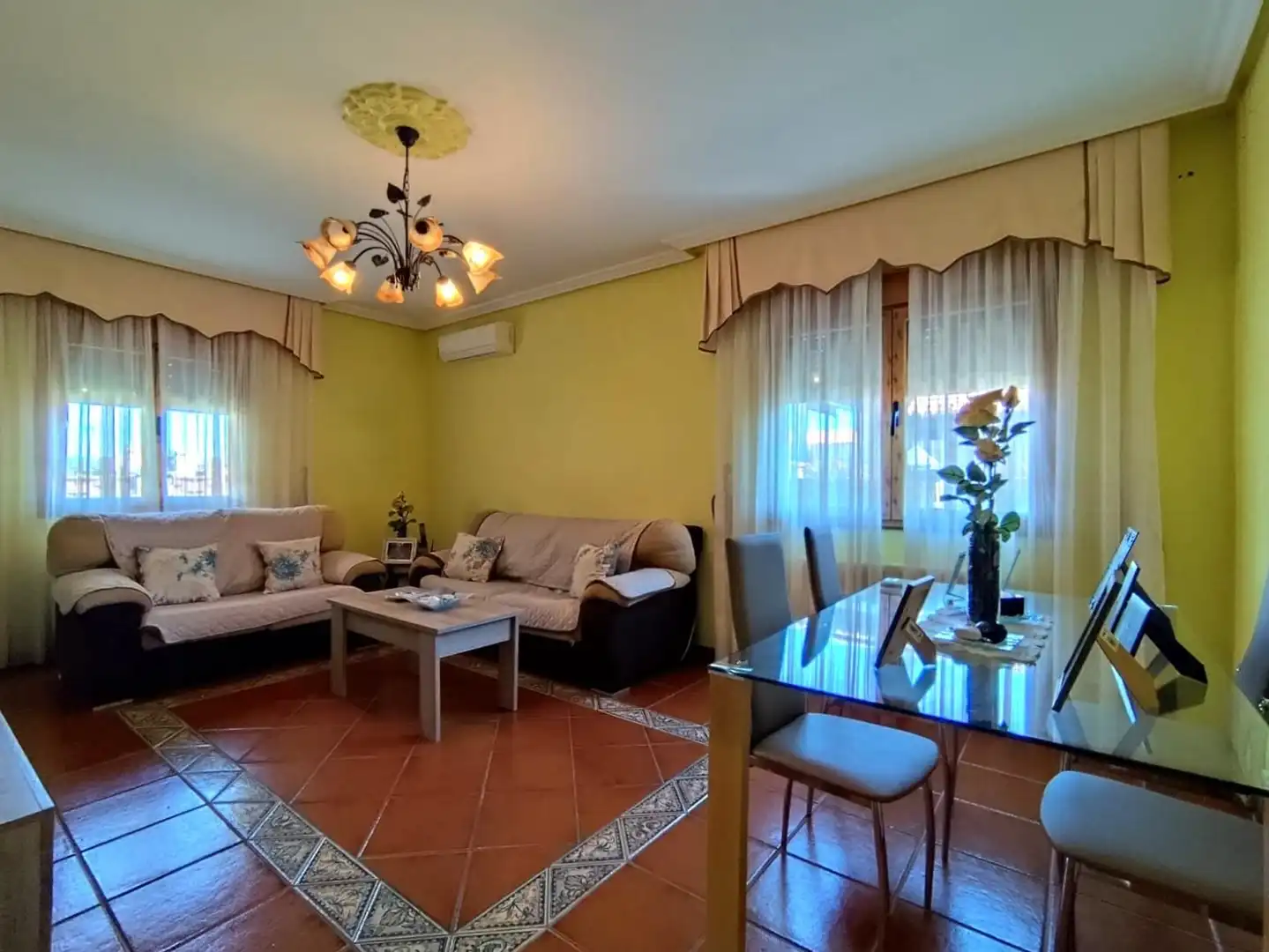 Living room of Houses for sale in La Granja   with Heating, Private garden and Terrace
