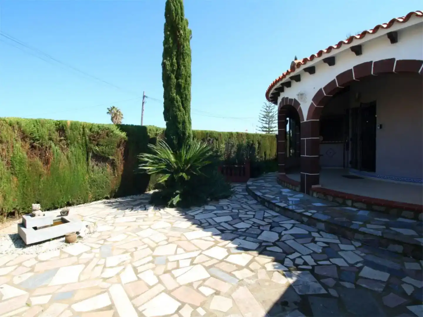 Jardí de Casa o xalet en venda en Els Poblets amb Aire condicionat i Piscina