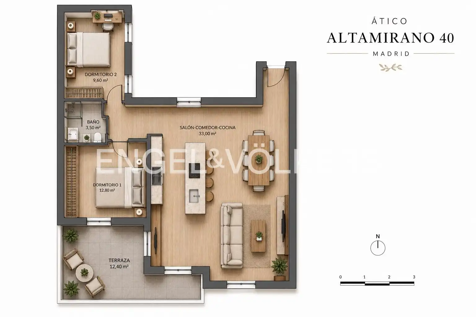 Habitación de Piso de alquiler en Madrid con Aire acondicionado, Calefacción y Terraza