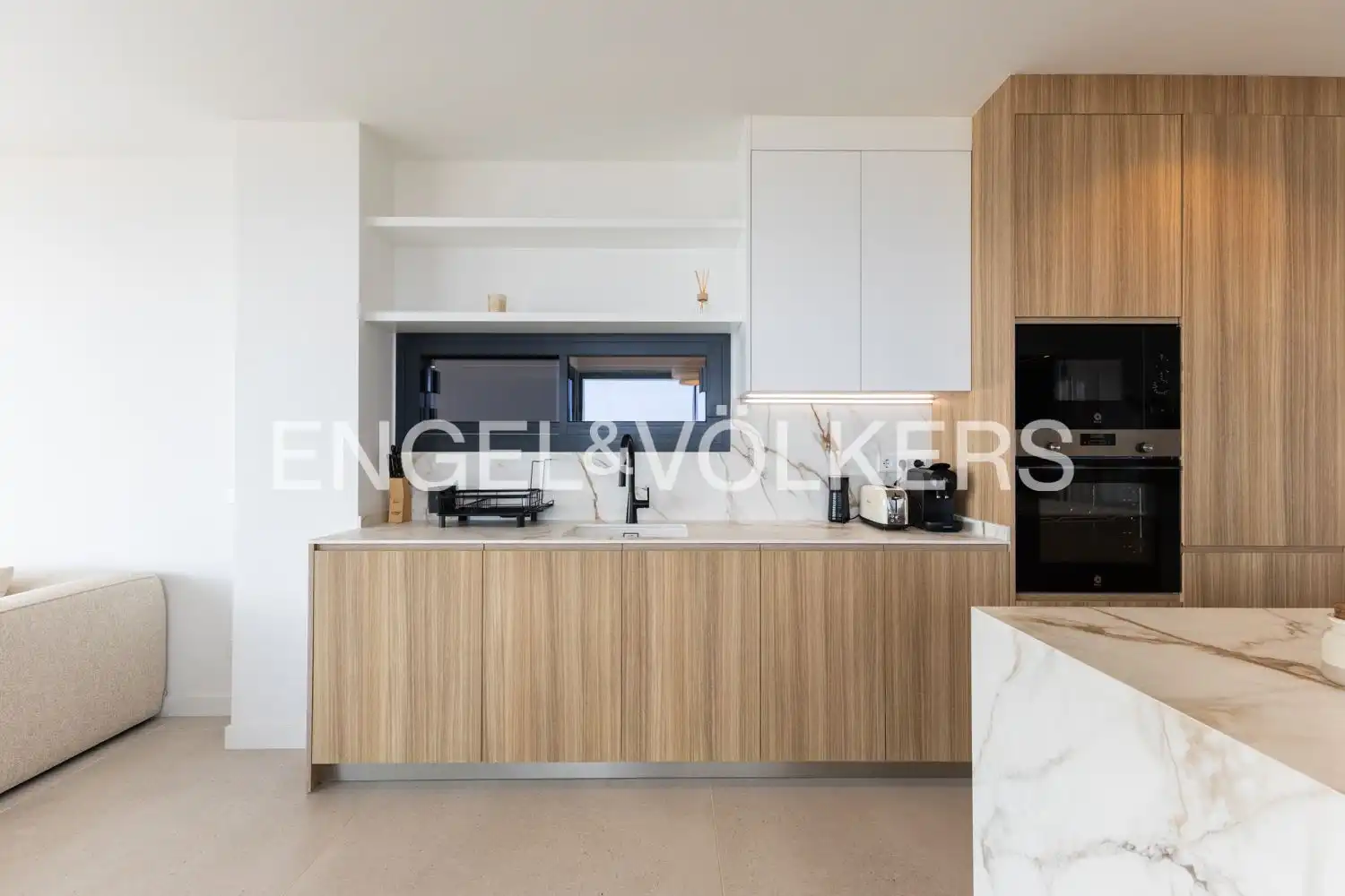 Cocina de Ático en venta en Dénia con Aire acondicionado, Calefacción y Jardín privado