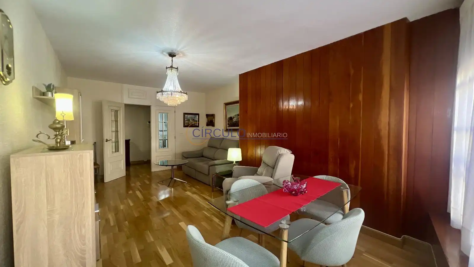 Sala de estar de Piso en venta en Lorca con Calefacción, Trastero y Amueblado