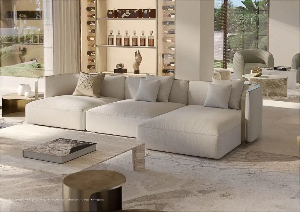 Sala d'estar de Casa o xalet en venda en Marbella amb Aire condicionat, Calefacció i Jardí privat