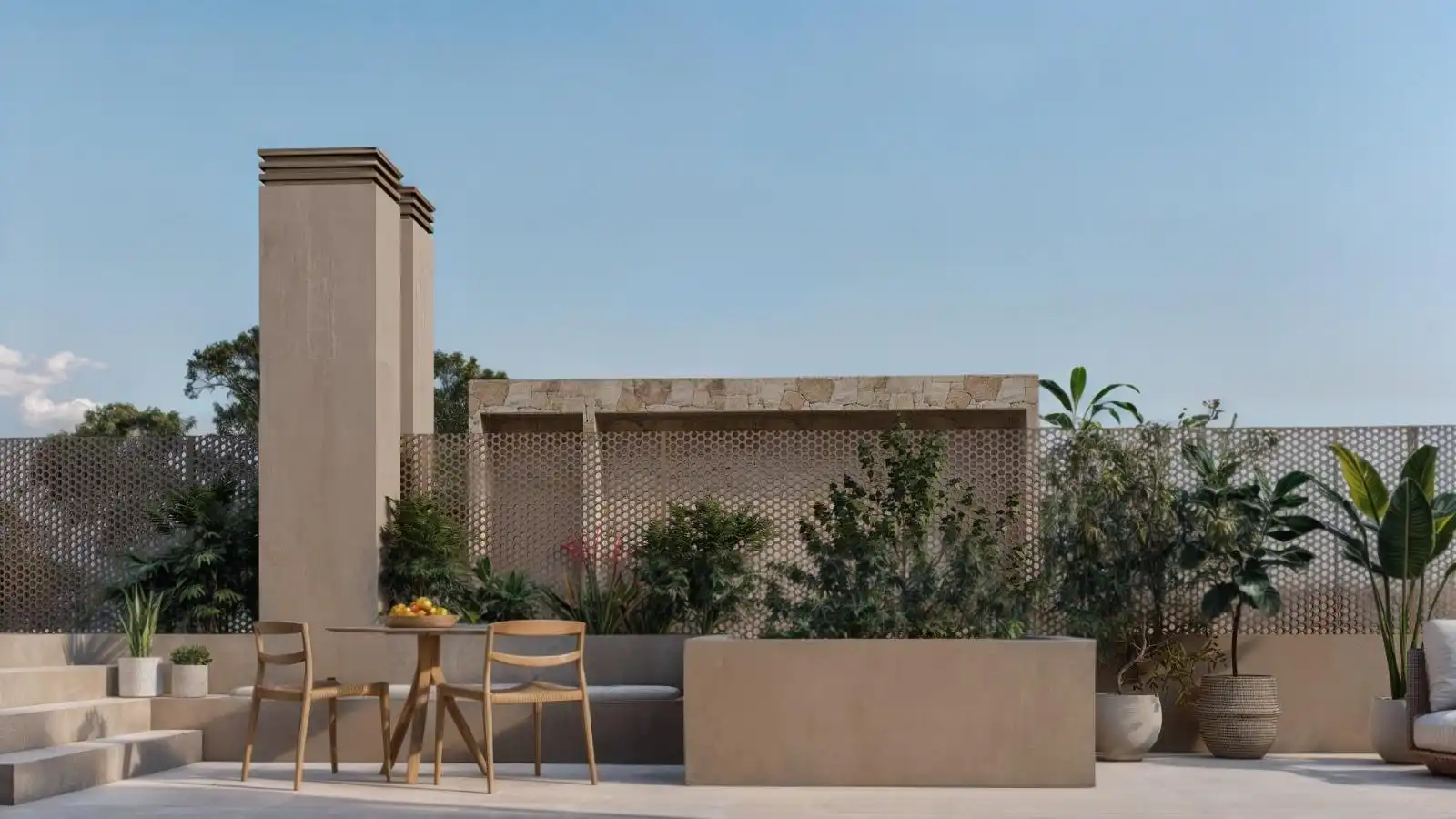 Terrassa de Casa o xalet en venda en Murcia amb Aire condicionat, Jardí privat i Terrassa