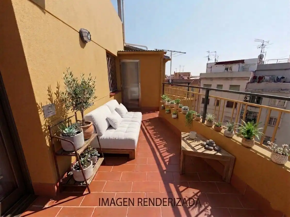 Balcony of Flat for sale in Esplugues de Llobregat  with Air Conditioner and Terrace