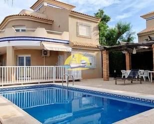 Exterior view of House or chalet for sale in Mazarrón  with Air Conditioner, Terrace and Swimming Pool