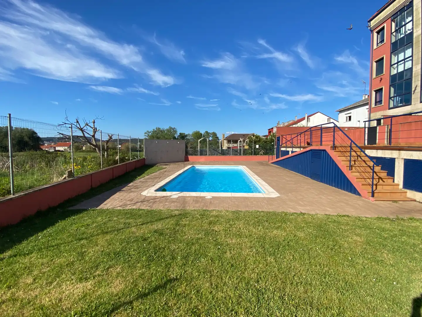 Swimming pool of Apartments for sale in Boiro  with Heating, Storage room and Community pool