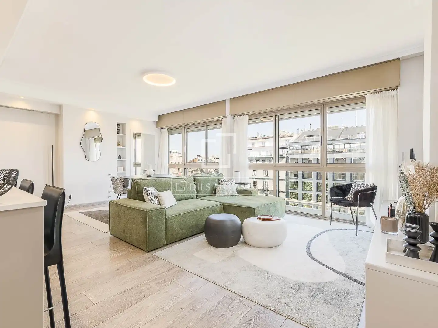 Sala de estar de Ático en venta en Barcelona con Aire acondicionado, Calefacción y Trastero