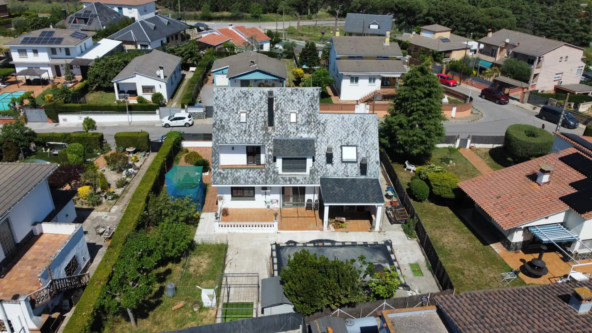 Jardín de Casa o chalet en venta en Llinars del Vallès con Aire acondicionado, Calefacción y Terraza