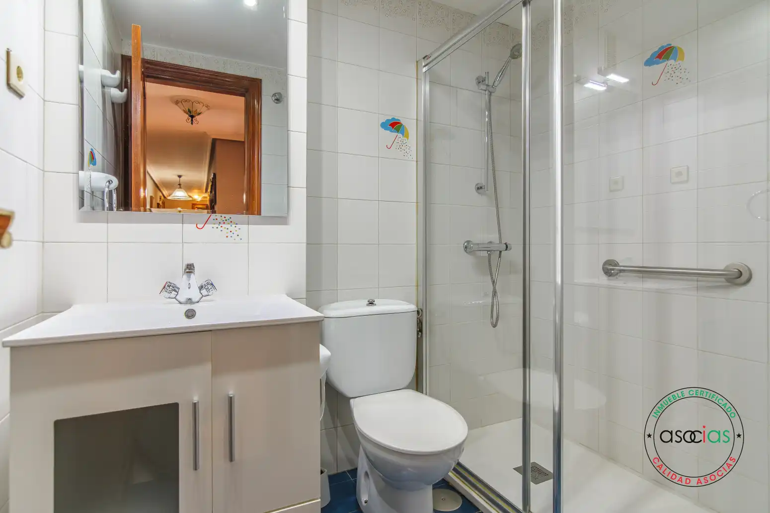 Bathroom of Flat for sale in Teverga  with Heating, Parquet flooring and Terrace