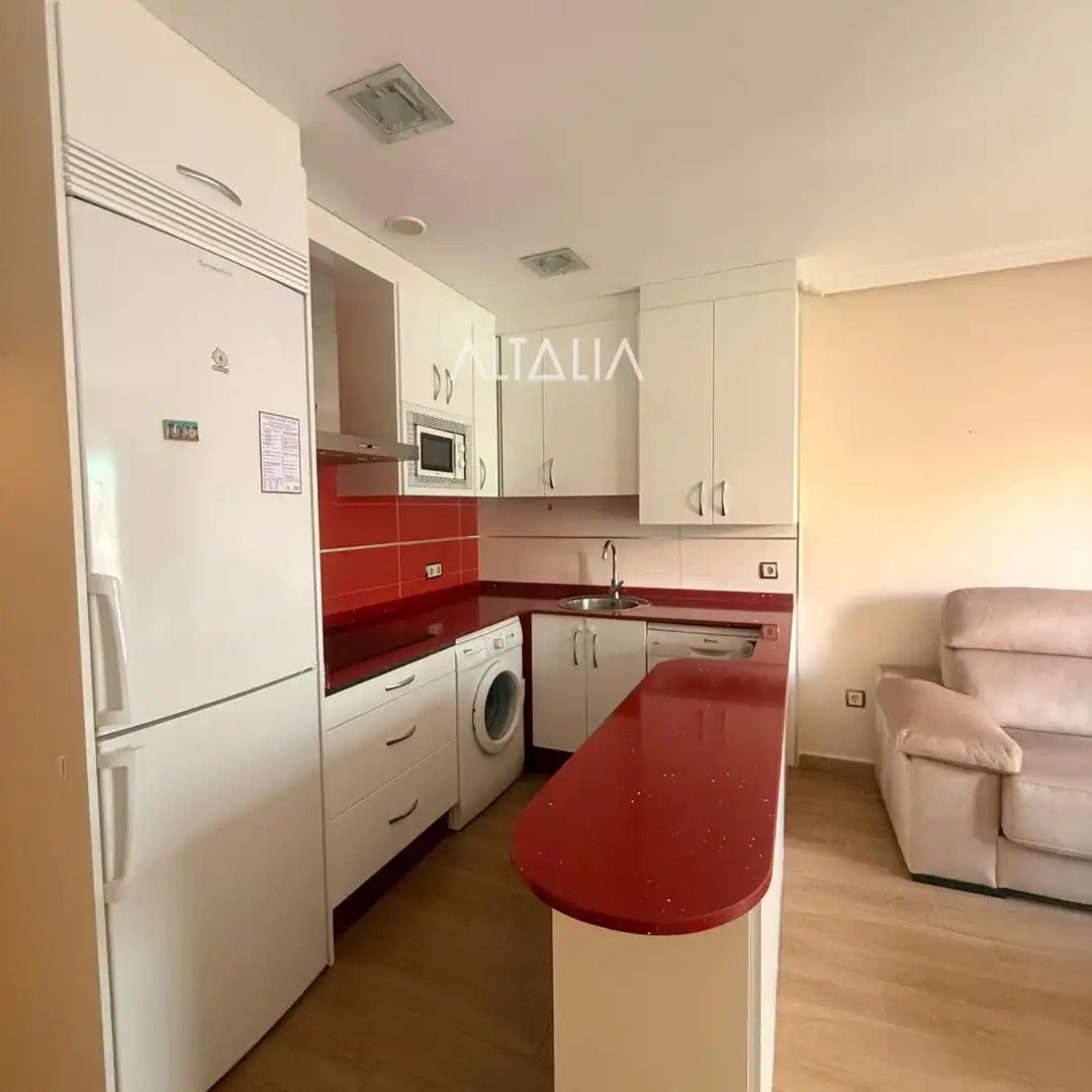 Kitchen of Flat for sale in Cuenca  with Heating, Terrace and Storage room